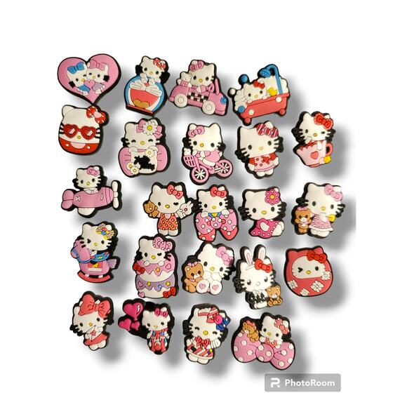 Unbranded Other - 23 pc Hello Kitty Shoe Charms | Shoe Accessories